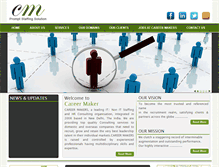 Tablet Screenshot of career-makers.com
